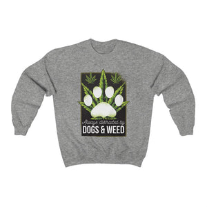 Dogs and weed Crewneck Sweatshirt