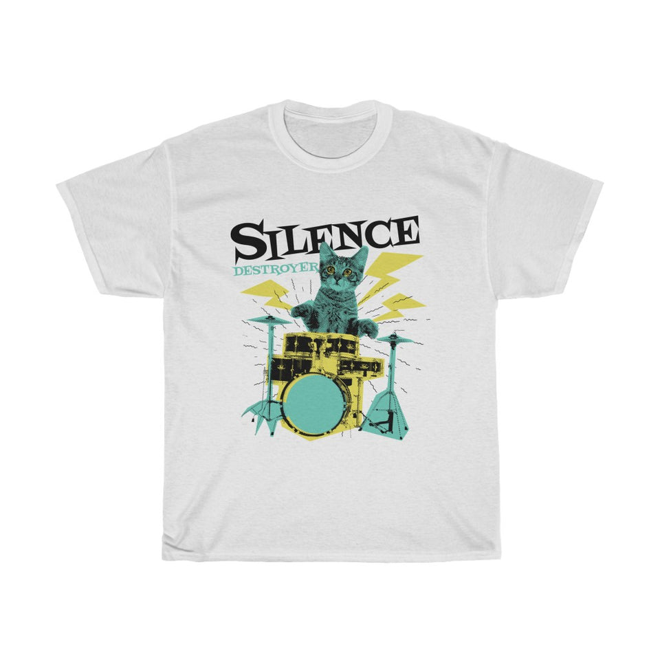 Silence Cat  Tee